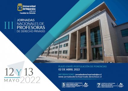 Convocatoria a ponencias: lll Jornadas Nacionales de Profesoras de Derecho Privado