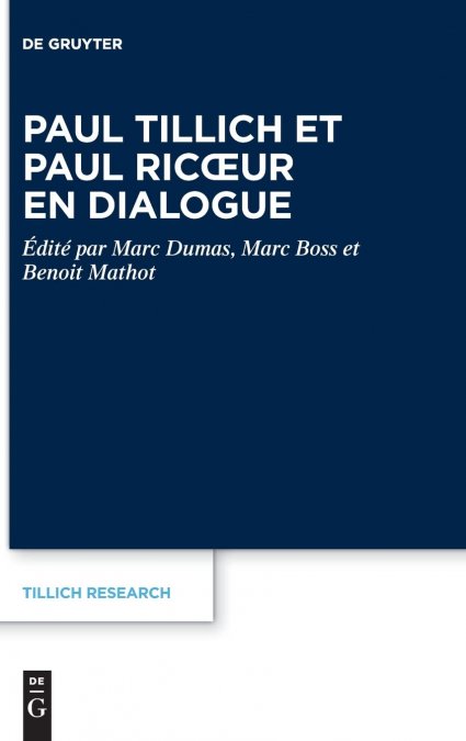 Libro editado por Dr. Benoit Mathot profundiza en el vínculo entre Paul Tillich y Paul Ricœur