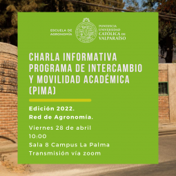 Charla Informativa Programa de Intercambio y Movilidad Académica (PIMA)