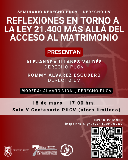 Seminario "Reflexiones en torno a la Ley 21.400 más allá del acceso al matrimonio"