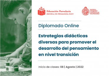 Diplomado online "Estrategias didácticas diversas para promover el desarrollo del pensamiento en nivel Transición"