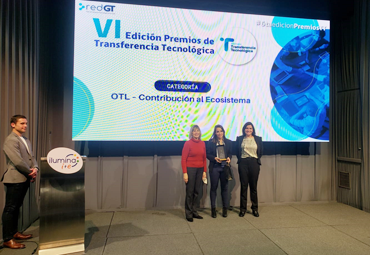 OTL PUCV es premiada por segundo año consecutivo por la Red de Gestores Tecnológicos de Chile