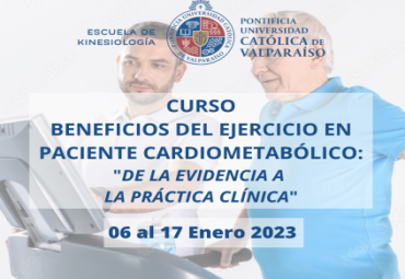 Curso "Beneficios del ejercicio en paciente cardiometabólico: de la evidencia a la práctica clínica"