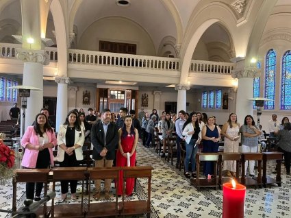 Miembros de la comunidad universitaria recibieron el sacramento de la Confirmación