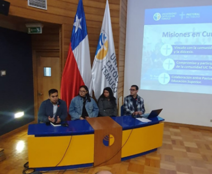 Pastoral PUCV visitó la Universidad Católica de Temuco