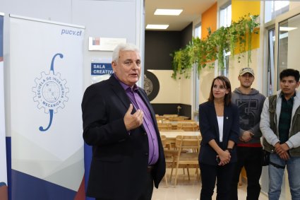 Escuela de Ingeniería Mecánica de la PUCV amplía instalaciones de aprendizaje con la inauguración de una Sala de Creatividad