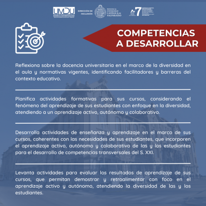 Abiertas las postulaciones para Diplomado de Inclusión PUCV