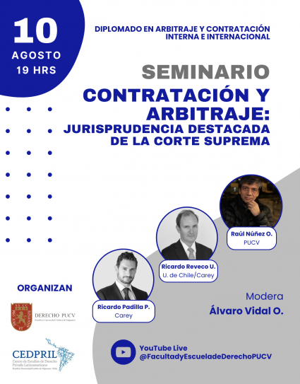 Seminario "Contratación y arbitraje: Jurisprudencia destacada de la Corte Suprema"
