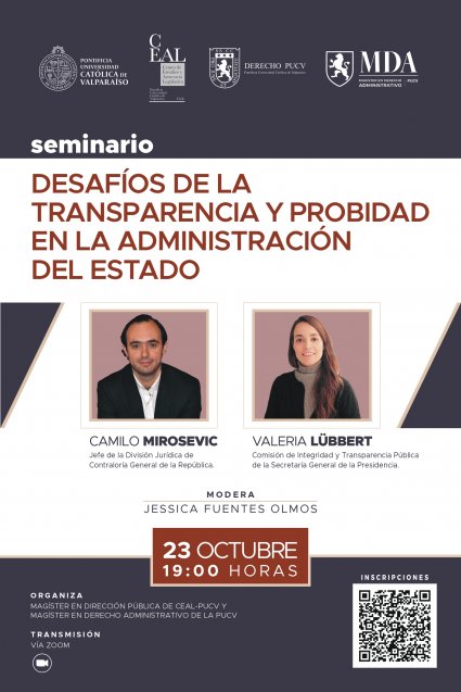 Seminario "Desafíos de la transparencia y probidad en la administración del Estado"