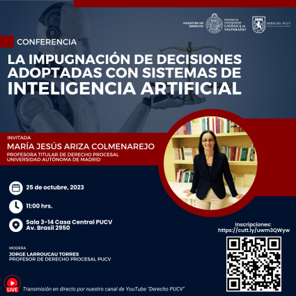 Conferencia "La impugnación de decisiones adoptadas con sistemas de inteligencia artificial"