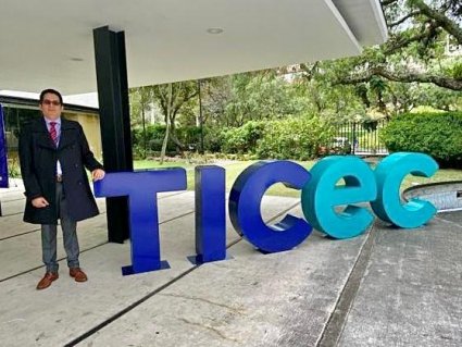 Profesor Ramiro Saltos participó en TICEC 2023