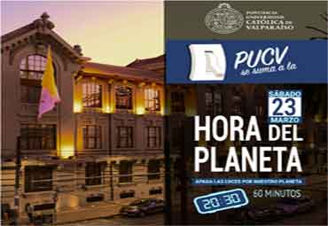 PUCV se suma a la Hora del Planeta