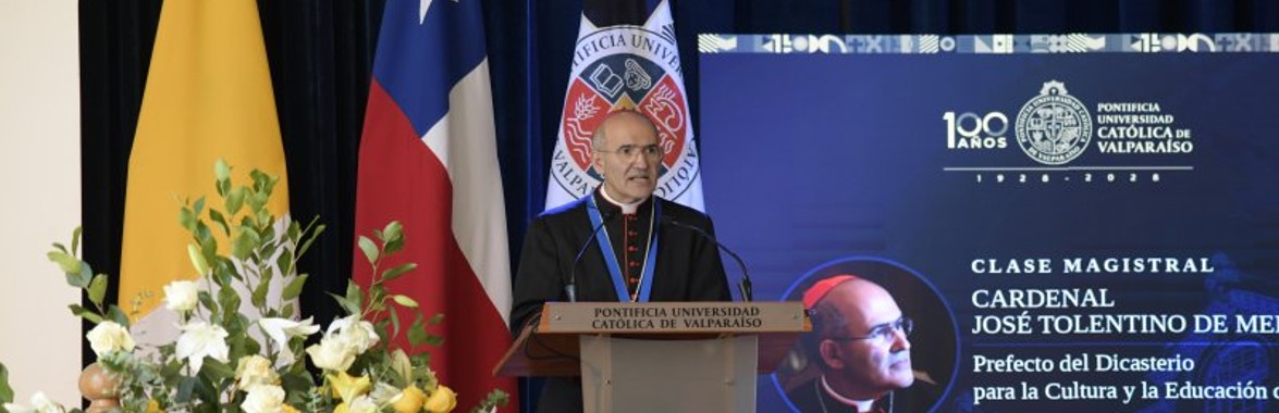 Visita Vaticana: Cardenal José de Mendonça en la PUCV