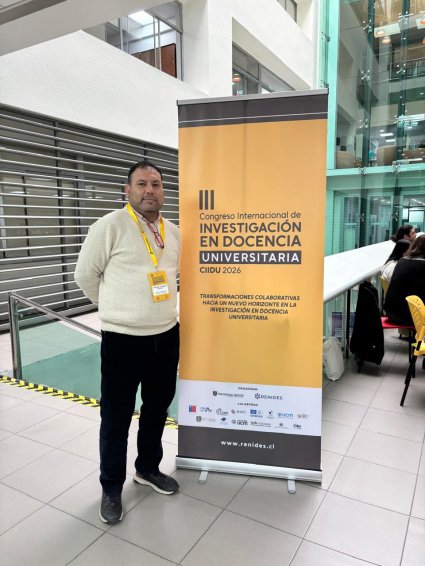 Profesor Rodrigo Arriagada expuso en congreso internacional de docencia universitaria